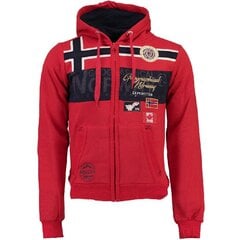 Džemperis vīriešiem Geographical Norway, Garadock, sarkans цена и информация | Мужские толстовки | 220.lv