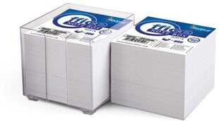 Piezīmju lapiņas kastītē FORPUS, 90x90 mm, baltas, 800 lapiņas cena un informācija | Burtnīcas un papīra preces | 220.lv