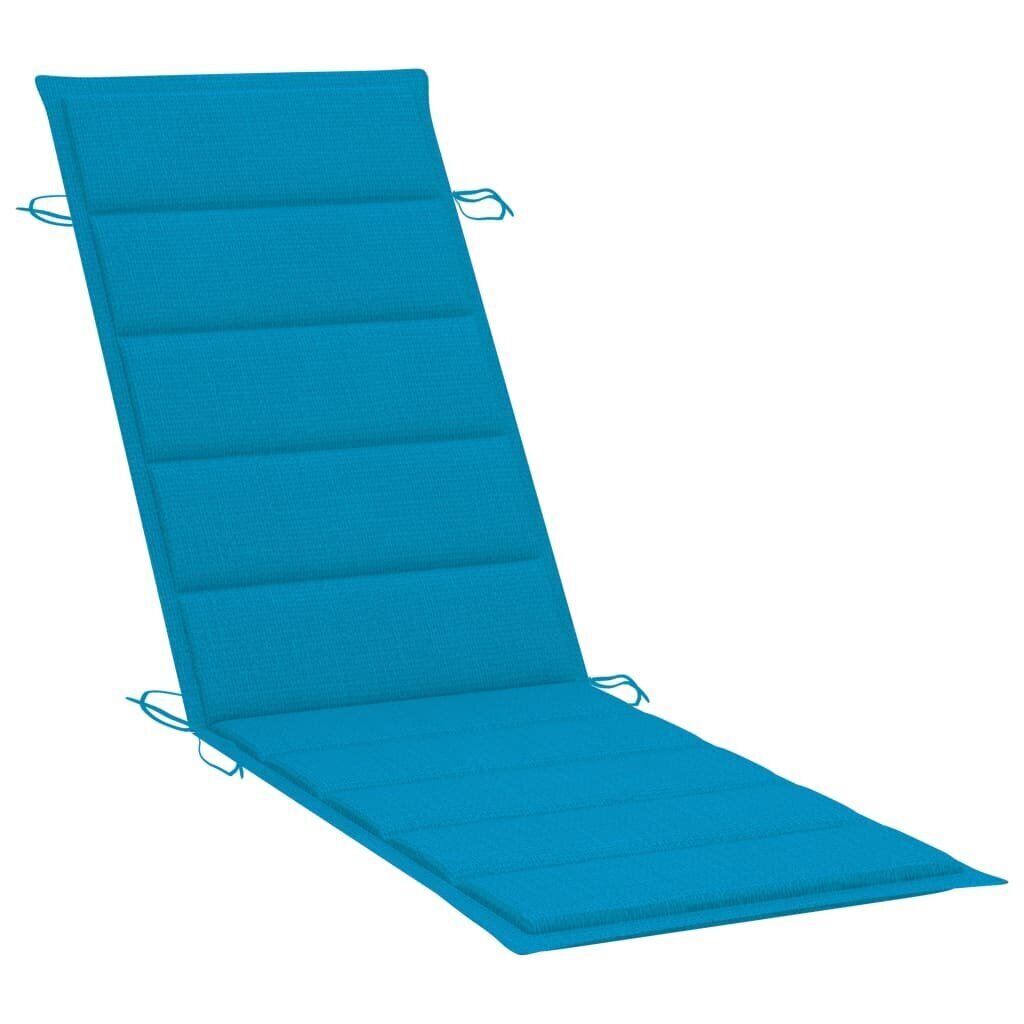 Sauļošanās krēsls ar matraci, brūns cena un informācija | Sauļošanās krēsli | 220.lv