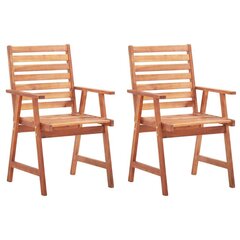 Āra ēdamkrēsli ar spilveniem, 2 gab. cena un informācija | Dārza krēsli | 220.lv