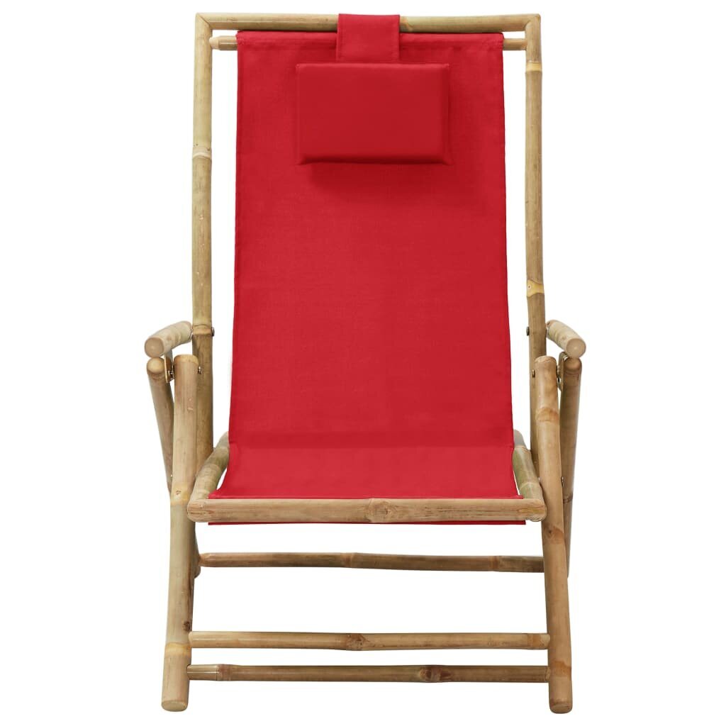 Atpūtas krēsls, sarkans cena un informācija | Dārza krēsli | 220.lv