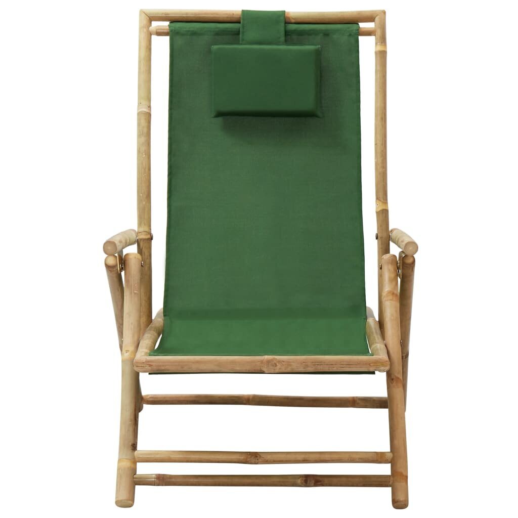 Atpūtas krēsls, zaļš cena un informācija | Dārza krēsli | 220.lv