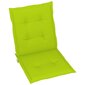 Dārza krēslu spilveni, 6 gab., gaiši zaļi cena un informācija | Krēslu paliktņi | 220.lv