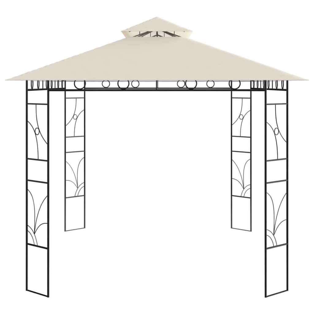 Dārza nojume, 4x3x2,7 m, brūna цена и информация | Dārza nojumes un lapenes | 220.lv