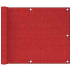 Balkona starpsiena, 75x300 cm, sarkana цена и информация | Зонты, маркизы, стойки | 220.lv