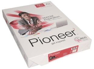 Papīrs PIONEER, 80 g/m2, A3, 500 lapas cena un informācija | Burtnīcas un papīra preces | 220.lv