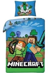 Комплект детского постельного белья Minecraft, 140 x 200, из 2 частей цена и информация | Детское постельное бельё | 220.lv