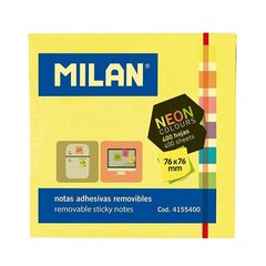 Клейкие листы Milan, 76 x 76 мм, 400 шт. цена и информация | Тетради и бумажные товары | 220.lv