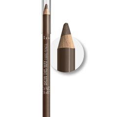 Rimmel London Brow This Way Fibre Pencil uzacu zīmulis 1,08 g, 002 Medium cena un informācija | Uzacu krāsas, zīmuļi | 220.lv