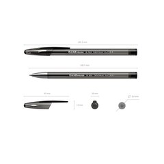 Gēla pildspalva ERICH KRAUSE ORIGINAL, 0.5 mm, melna цена и информация | Письменные принадлежности | 220.lv