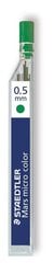 Zaļas krāsas grafīti automātiskajiem zīmuļiem STAEDTLER Mars, 0,5 mm, 12 gab. cena un informācija | Rakstāmpiederumi | 220.lv