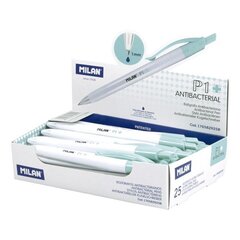 Pildspalva MILAN P1 ANTIBACTERIAL, 1 mm, zila цена и информация | Письменные принадлежности | 220.lv