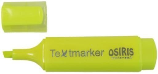 Teksta marķieris OSIRIS, dzeltens cena un informācija | Rakstāmpiederumi | 220.lv