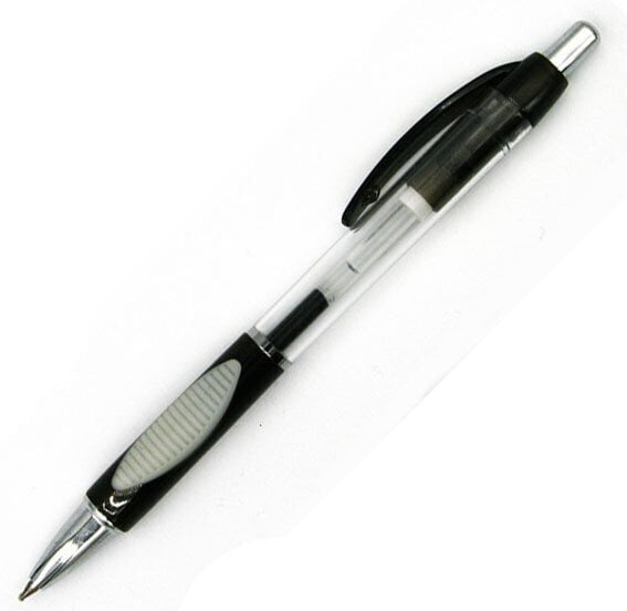Automātiska gela pildspalva, 0.7 mm, melna цена | 220.lv