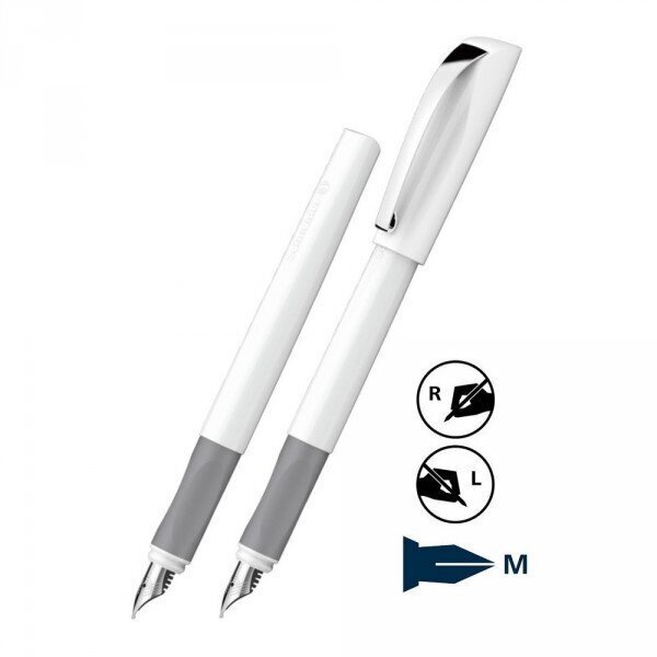 Spalvas pildspalva Ceod Classic, baltas krāsas korpuss ar sudraba krāsas detaļām цена и информация | Rakstāmpiederumi | 220.lv
