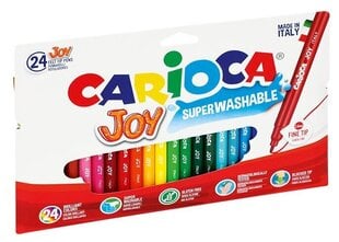 Фломастеры Carioca Joy, 24 цвета цена и информация | Принадлежности для рисования, лепки | 220.lv