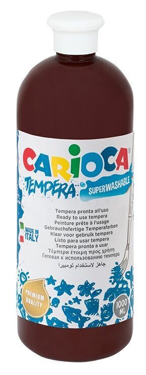 Guaša CARIOCA, 1000 ml, tumši brūna cena un informācija | Modelēšanas un zīmēšanas piederumi | 220.lv