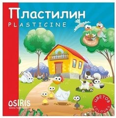 Plastilīns OSIRIS, 12 krāsas цена и информация | Принадлежности для рисования, лепки | 220.lv
