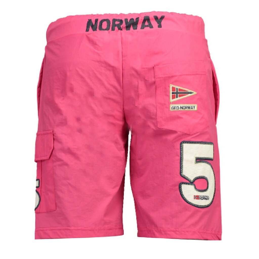 Vīriešu pludmales šorti Geographical Norway, Quorban, rozā cena un informācija | Peldšorti, peldbikses | 220.lv
