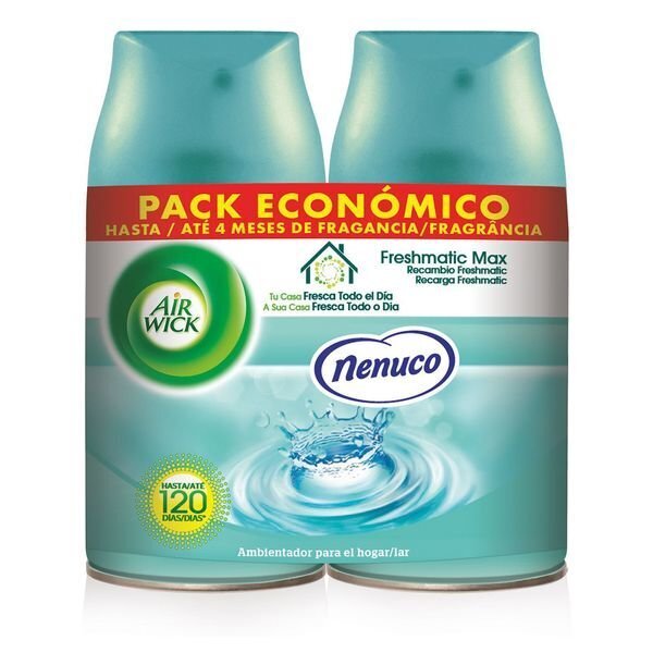 Air Wick Life Scents FreshMatic Duplo Nenuco pildviela, 2x250 ml cena un informācija | Gaisa atsvaidzinātāji | 220.lv