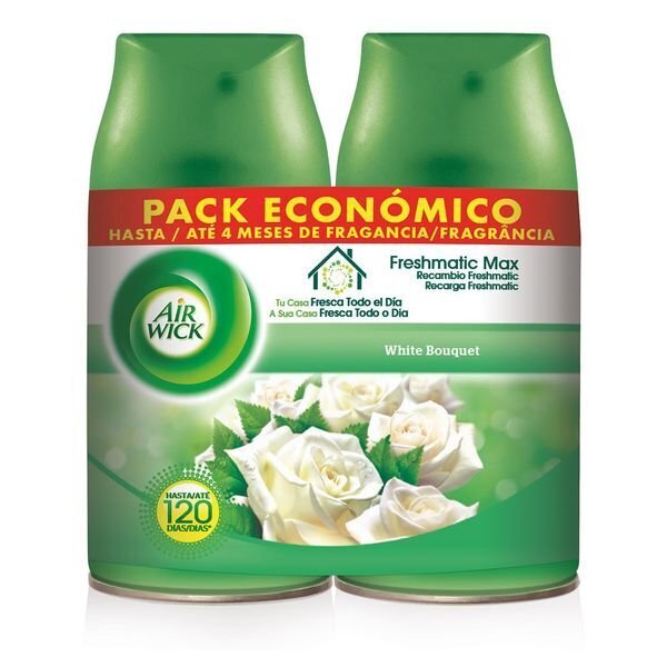 Air Wick FreshMatic Duplo White Bouquet gaisa atsvaidzinātāja pildviela, 500 ml cena un informācija | Gaisa atsvaidzinātāji | 220.lv