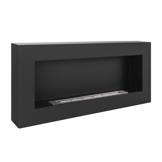 Sienas biokamīns Bioheat BOX 900x400 Black цена и информация | Kamīni | 220.lv