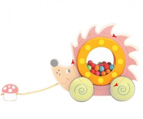 Деревянный ежик с шариками Tooky Toy цена и информация | Игрушки для малышей | 220.lv