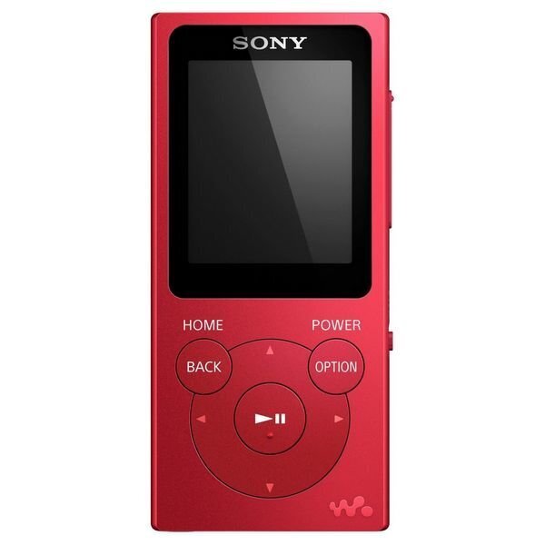 MP3 atskaņotājs ar 8 GB atmiņu Sony NWE394R.CEW, sarkans cena un informācija | MP3 atskaņotāji | 220.lv