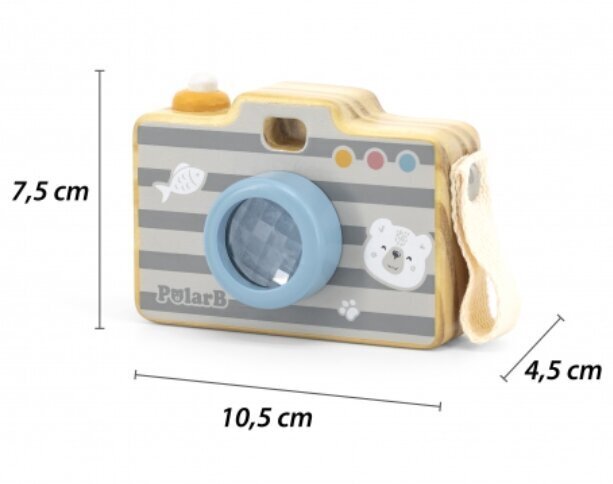Kaleidoskopiskais koka fotoaparāts VIGA PolarB cena un informācija | Rotaļlietas zīdaiņiem | 220.lv