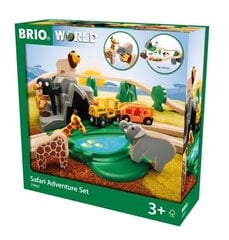 BRIO Railway Safari Adventure Set - 33960 cena un informācija | Rotaļlietas zēniem | 220.lv