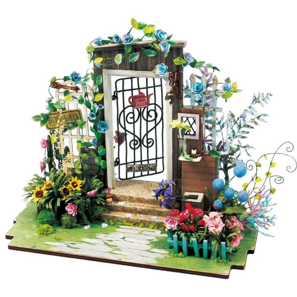 Koka saliekamā miniatūra Robotime 3D Secret Garden, 14 gadi + cena un informācija | Konstruktori | 220.lv