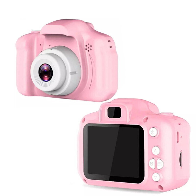 Kid Video Camera, X2 Mini, Pink цена и информация | Digitālās fotokameras | 220.lv