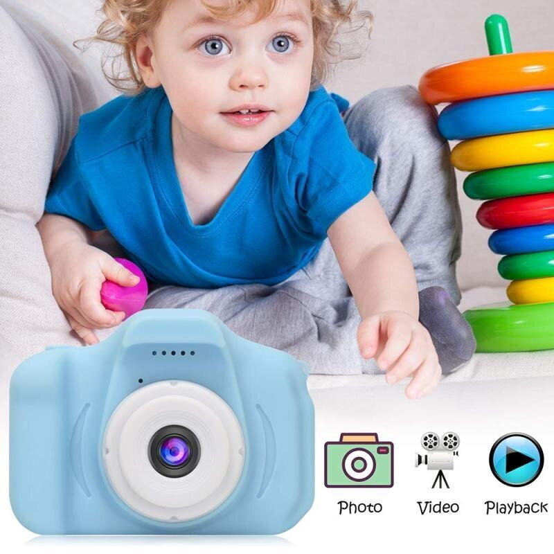 Kid Video Camera, X2 Mini, Pink цена и информация | Digitālās fotokameras | 220.lv