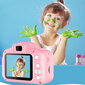 Kid Video Camera, X2 Mini, Pink цена и информация | Digitālās fotokameras | 220.lv