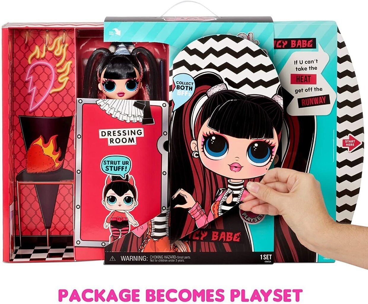 Lelle L.O.L. Surprise! OMG Spicy Babe Fashion Doll cena un informācija | Rotaļlietas meitenēm | 220.lv