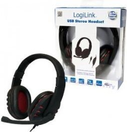 LogiLink HS0033 vadu (USB) spēļu austiņas цена и информация | Austiņas | 220.lv