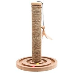 Столб когтеточка FLAMINGO, с игрушкой BRIGITTE 40X30 см цена и информация | Когтеточки | 220.lv