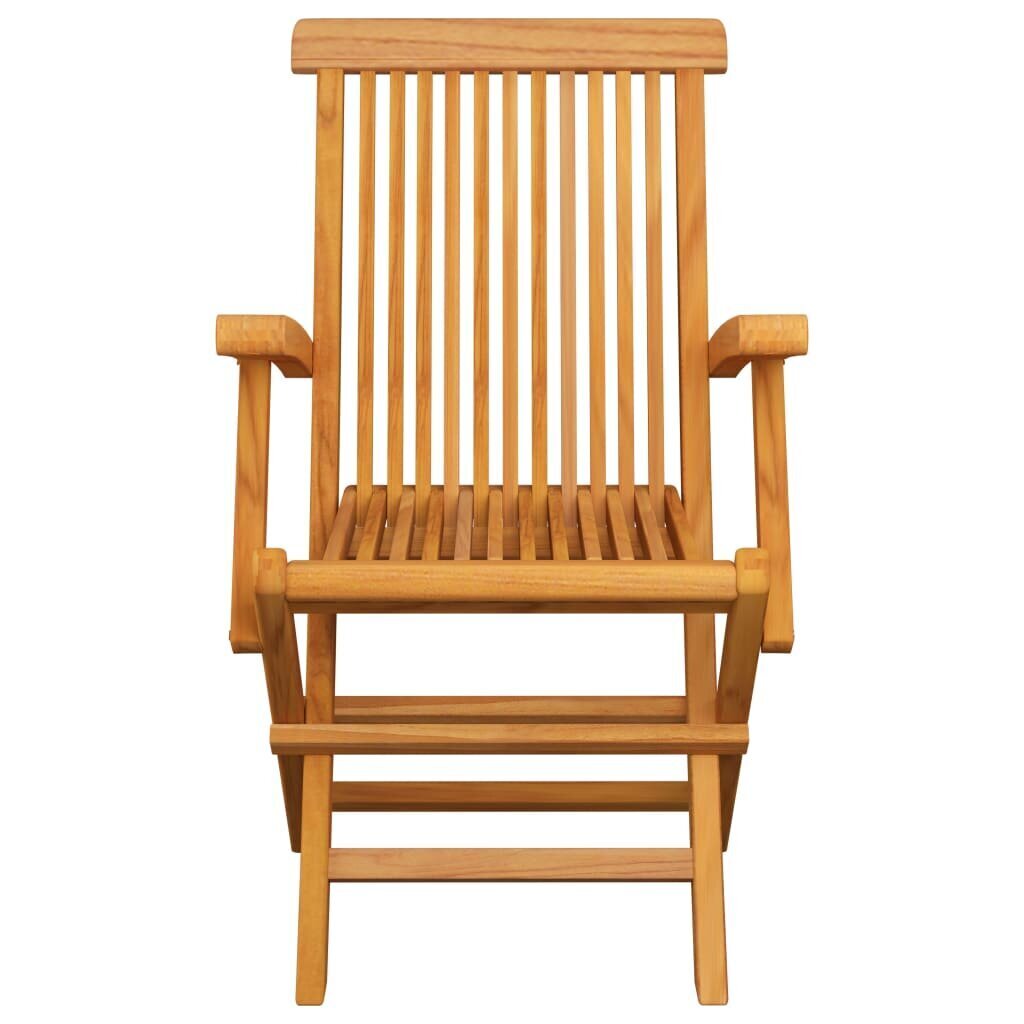 Dārza krēsli, 3 gab., masīvs tīkkoks cena un informācija | Dārza krēsli | 220.lv