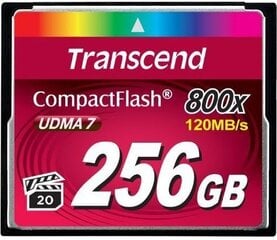 TRANSCEND CF 800X MLC (UDMA7) R120/W60 256GB cena un informācija | Gaming aksesuāri | 220.lv