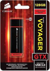 Corsair Flash Voyager GTX 128GB USB 3.1 430/390 MB/s цена и информация | USB адаптеры для оригинальной звуковой системе автомашины | 220.lv