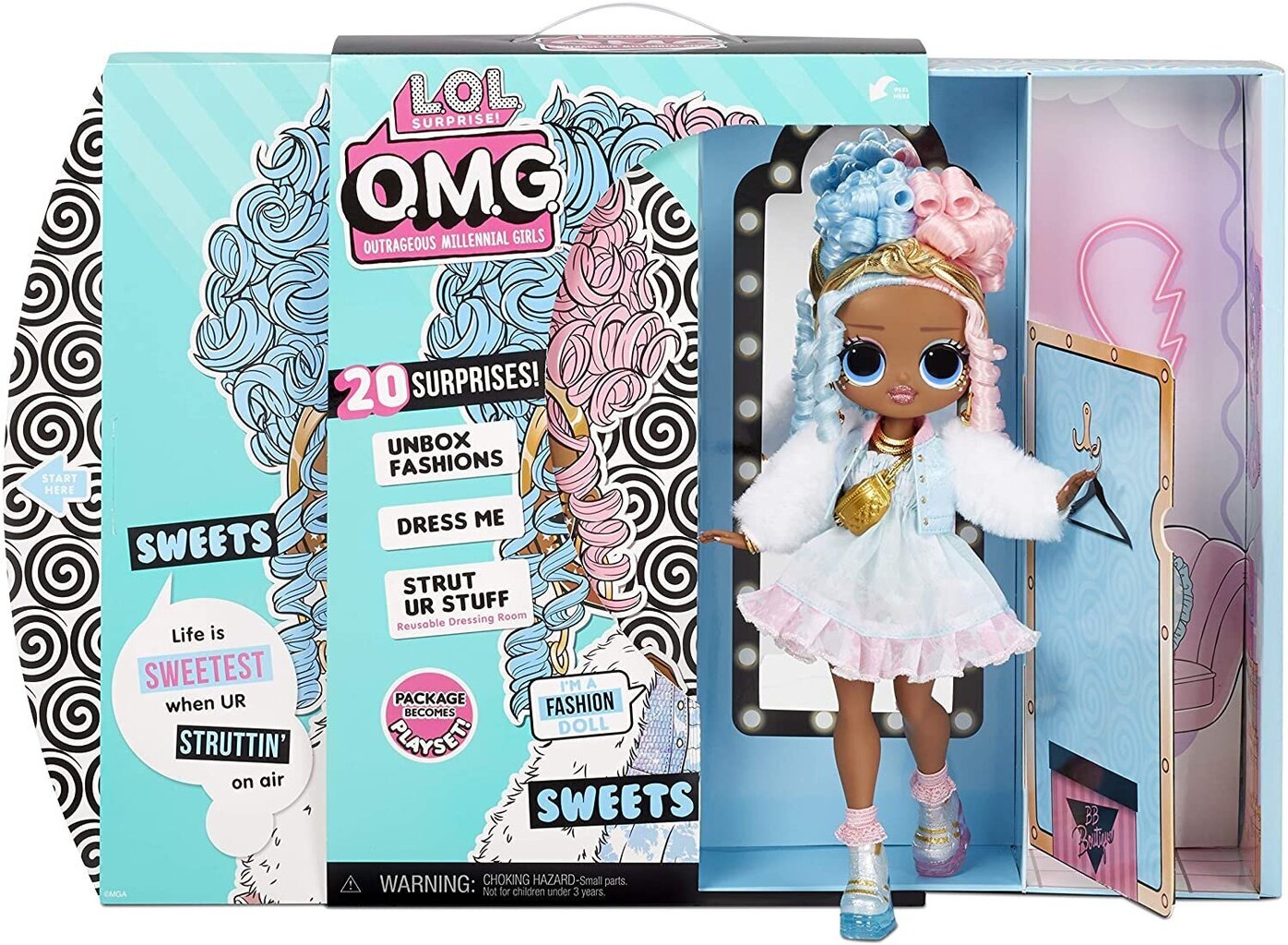 Lelle L.O.L. Surprise! OMG Sweets Fashion Doll cena un informācija | Rotaļlietas meitenēm | 220.lv