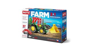 Конструктор ROTO FARM 2 в 1 - трактор - 37 деталей цена и информация | Kонструкторы | 220.lv