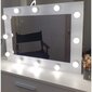 Grima spogulis WHITE IV 80x60 cena un informācija | Spoguļi | 220.lv