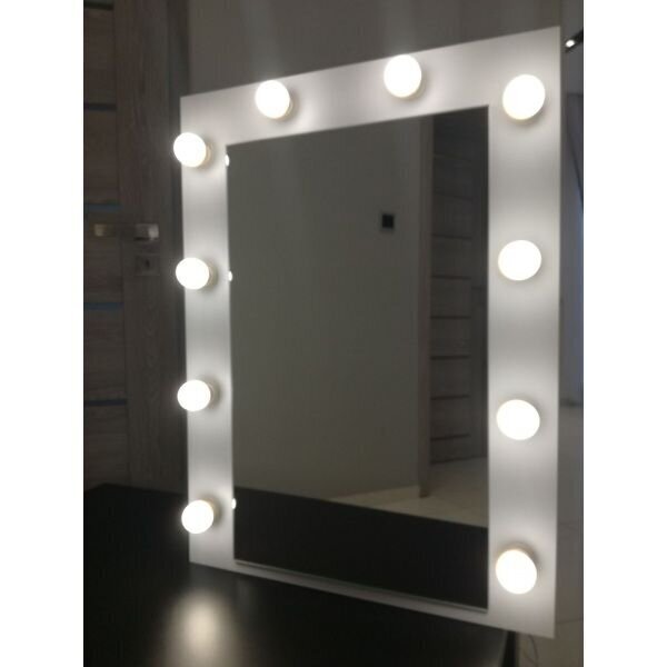 Grima spogulis WHITE III 60x80 cena un informācija | Spoguļi | 220.lv