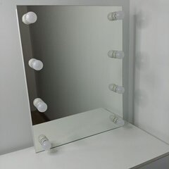 Косметическое зеркало SILVER II 55x70 цена и информация | Зеркала | 220.lv