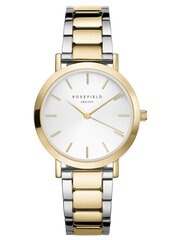 Pulkstenis sievietēm Rosefield The Tribeca White Sunray Steel Silver Gold Duo TWSSG-T63 цена и информация | Женские часы | 220.lv