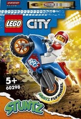 60298 LEGO® City Raķešu kaskadiera motocikls cena un informācija | Konstruktori | 220.lv