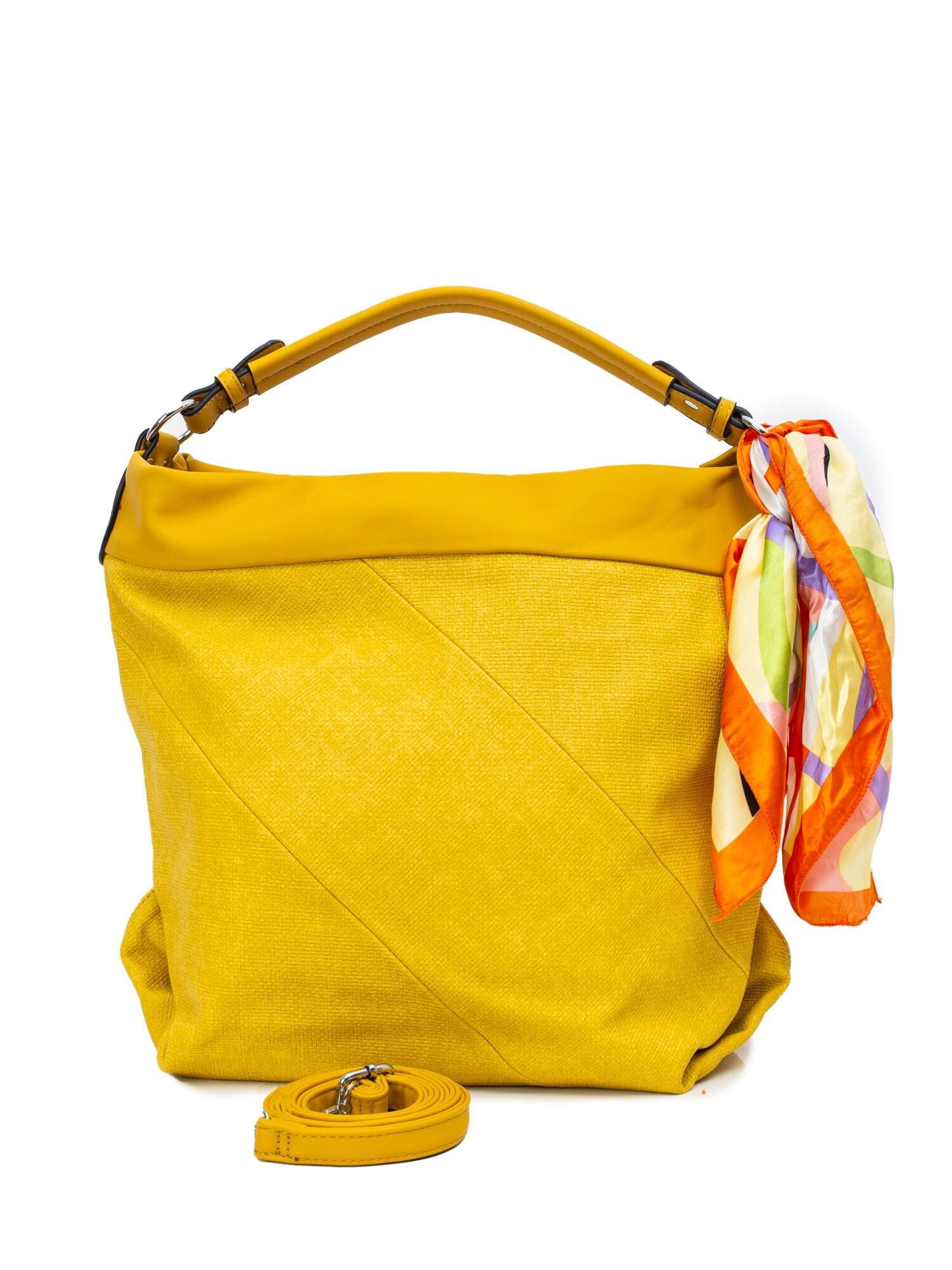 Sieviešu soma ar šalli, dzeltena цена | 220.lv