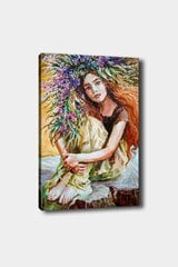 Репродукция на холсте Цветочная девушка цена и информация | Картины | 220.lv