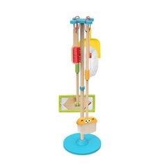 Деревянный набор для уборки Tooky Toy цена и информация | Игрушки для девочек | 220.lv